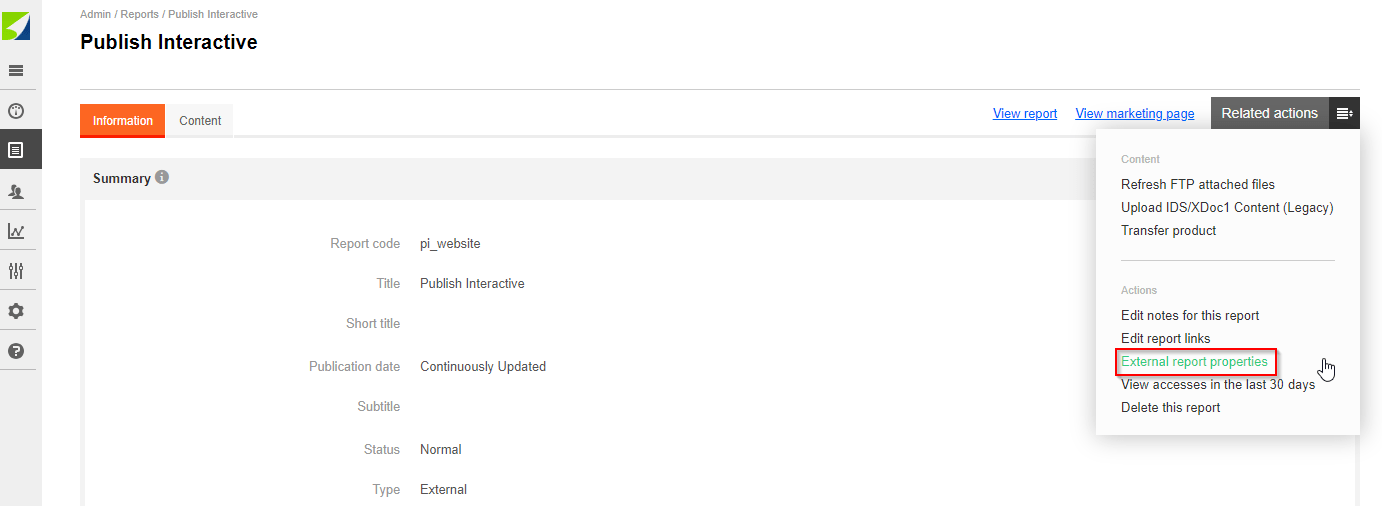 External Report Center Webui - Dark Picture Collection - Retina Quality